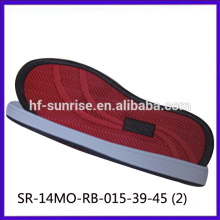 SR-14MO-RB-015-39-45 (2) Gummi-Außensohle für Schuhe Freizeitschuhe Gummisohle Herrenschuhe Gummisohle für Schuhmacherei